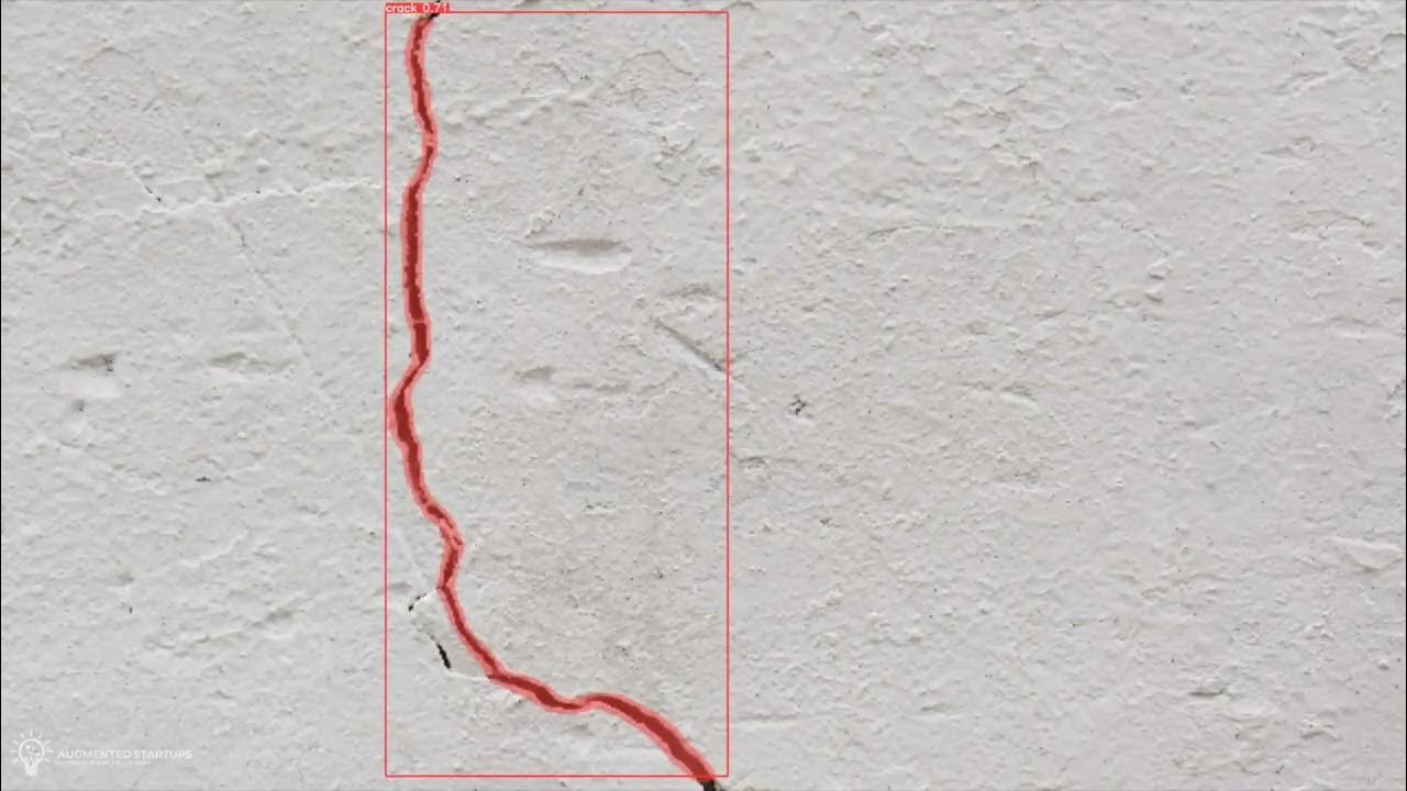 Crack Detection using YOLOv7 Segmentation Demo YouTube