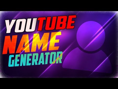 Cool Youtube Names That Arent Taken Generator