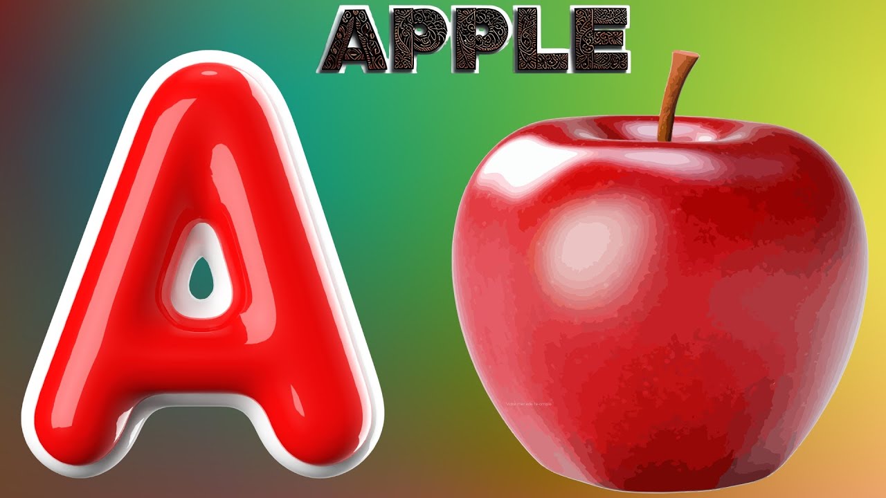 English alphabet learn alphabet a to z abc preschool book learning a