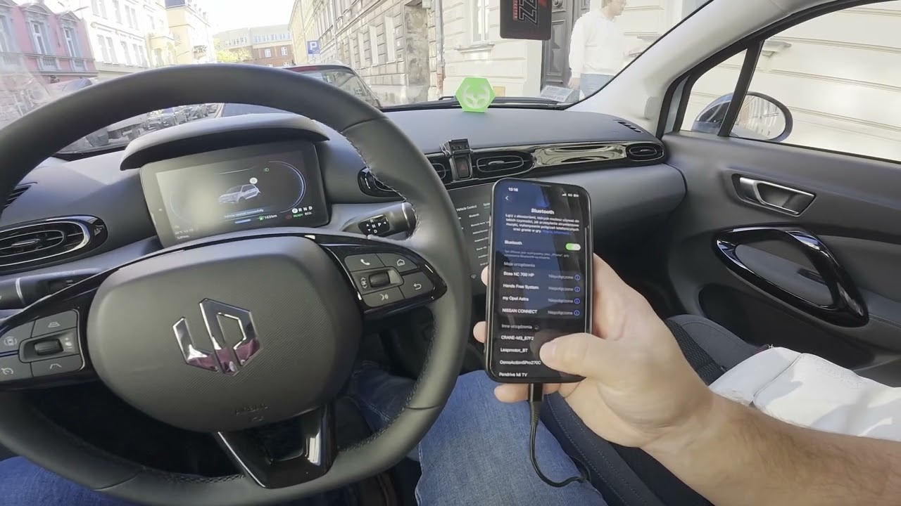 Leapmotor T03 — как подключить смартфон к автомобилю через Bluetooth