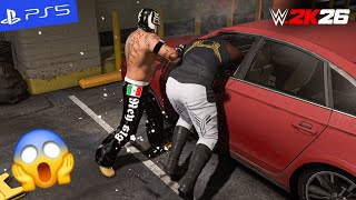 WWE 2K26 - Rey Mysterio Destroys Omos Brutally | PS5" [4K60]