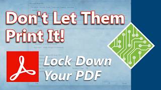 Protect Your PDF: Disable Printing the Easy Way