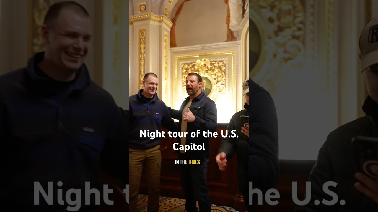 Night tour of U.S. Capitol with Oklahoma National Guard 