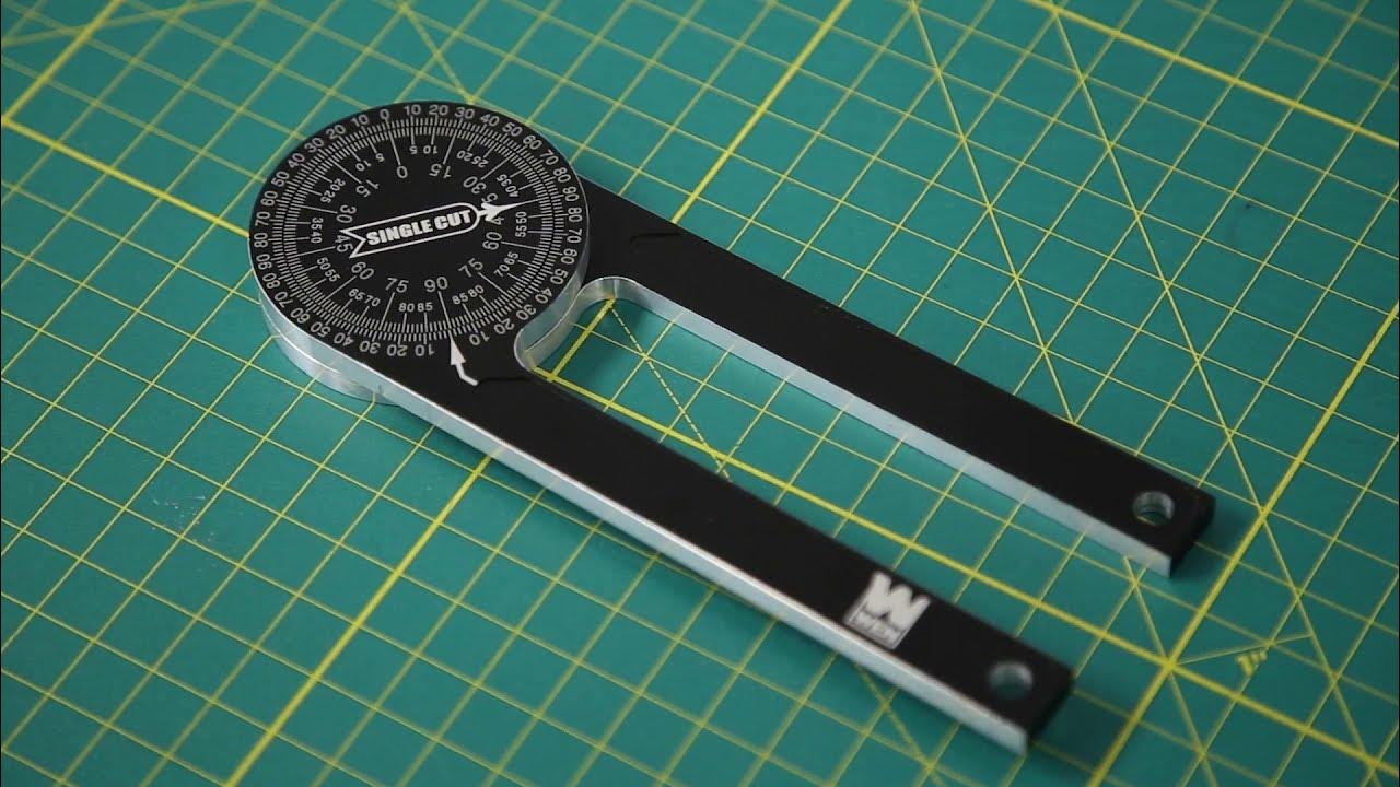 How to Use a WEN Miter Saw Protractor YouTube