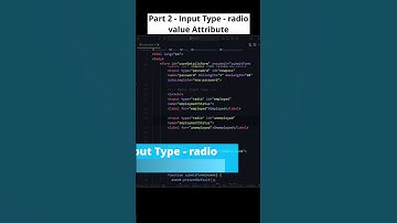 Unleash HTML Radio Inputs: Value Attribute Mastery! #htmlform #codewithmayur