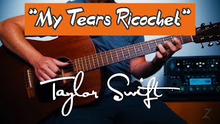 My Tears Ricochet Taylor Swift Guitar Tutorial Lesson How To Play