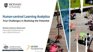 Human centred learning analytics with Dr Roberto Martinez-Maldonado