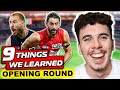 AFL OPENING ROUND | 9 Things We Learned