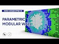 How to model parametric modular wall | Rhino Grasshopper Tutorial