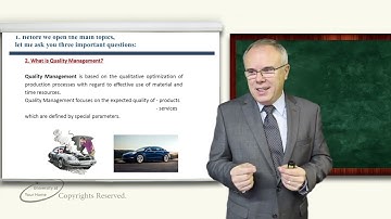 Total Quality Management – Lecture 1 | Prof. Dusan Kucera | SWISS UMEF Geneva (L1 S1)