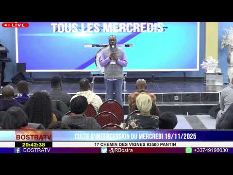 CULTE D INTERCESSION DU MERCREDI 19 11 2025 