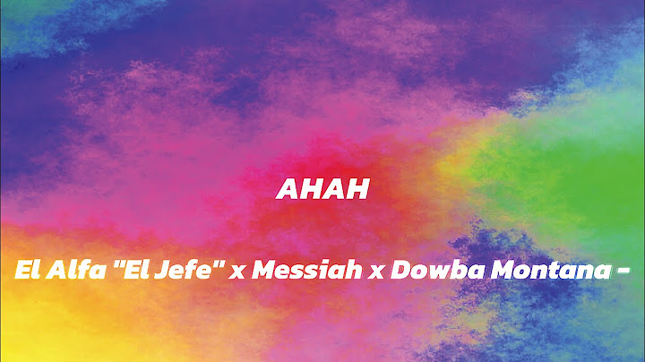 AHAH - El Alfa "El Jefe" x Messiah x Dowba Montana
