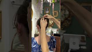 French hair pin tutorial on goddess Jessica 👸🏻✨