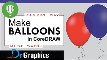 How to make balloons in coreldraw. balloons. Coreldraw tutorials. urdu. hindi