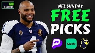 BEST NFL SUNDAY PICKS (SWEEP🧹) | PRIZEPICKS and KALSHI PLAYER PROPS & PREDICTIONS 9/13 Prizepicks Nfl Picks Week 3 Picks Props Nfl Player Props Picks