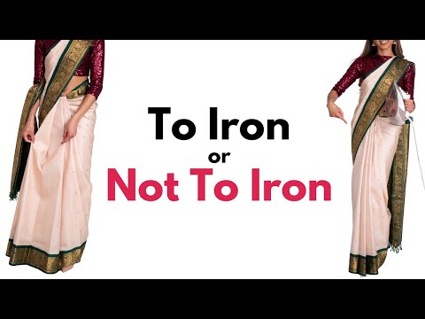 Iron Front Pleats | How to Wear Saree for Beginners | How to Drape a Saree Perfectly | Tia Bhuva - video from Peterpan Saree Shapewear