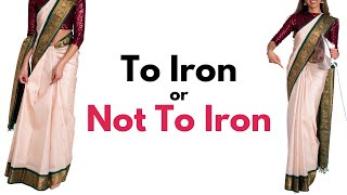 Iron Front Pleats How To Wear Saree For Beginners How To D A Saree Perfectly Tia Bhuva