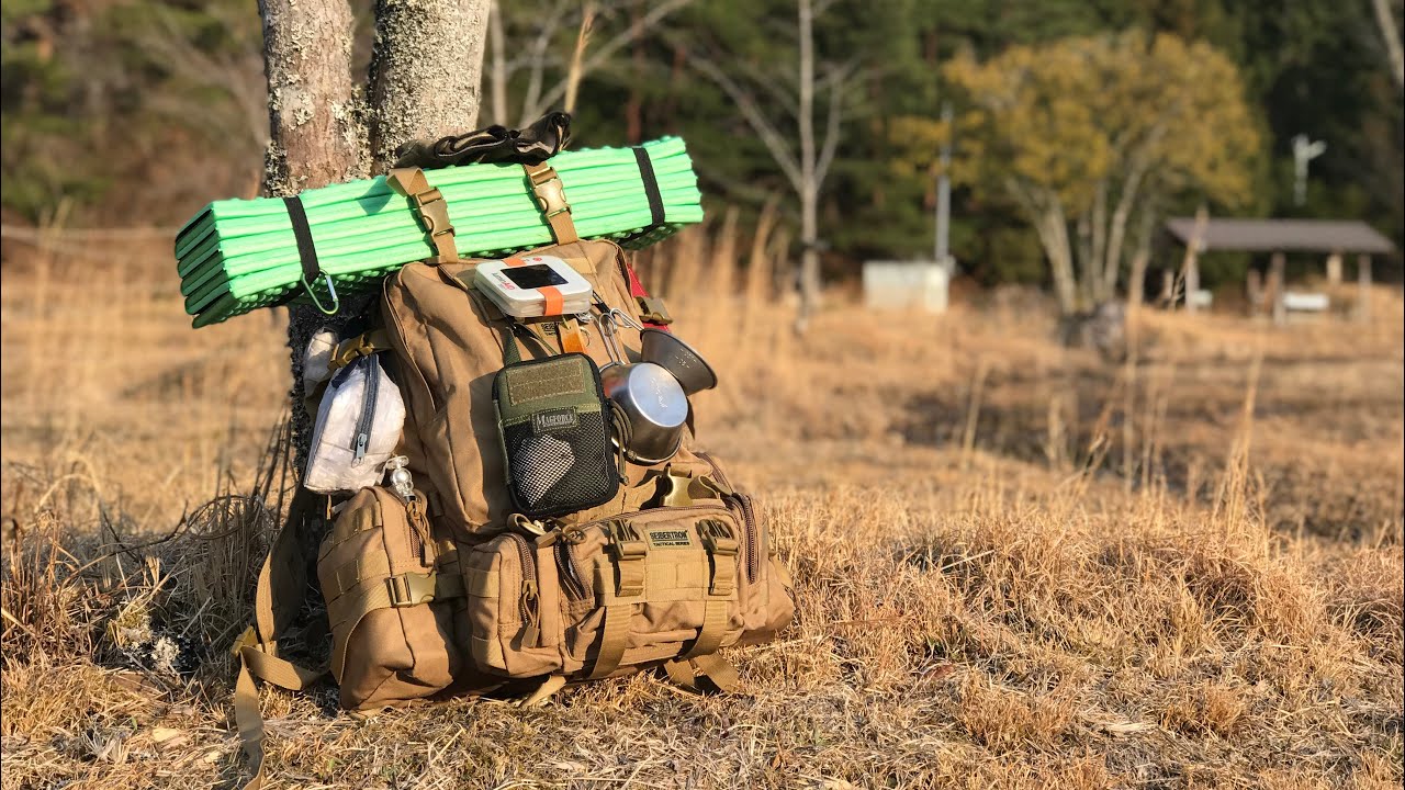 初めてのハンモック泊に持って行ったキャンプ道具のご紹介 - YouTube 