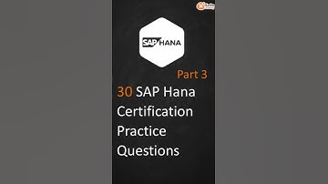 De belangrijkste SAP S4 HANA-certificeringsvragen die u moet weten, deel 2✅