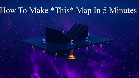 How To Make A Galaxy 1v1 Map *Easy*