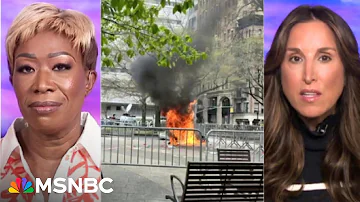 'Unexplainable': Man sets himself on fire outside Trump trial, 'burned for two minutes'