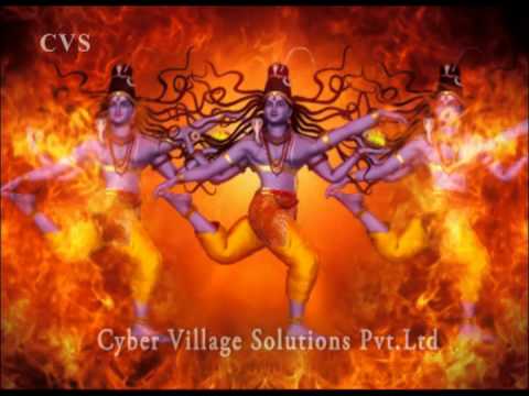 Lord Shiva 3D Animation God Songs Part 3 ---  ( Lingastakam, Om namah shivaya etc.)