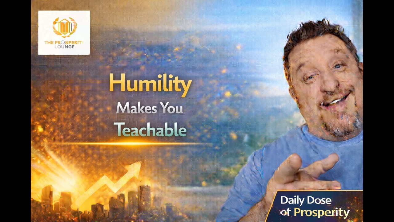 Ep. 32 – Humility Makes You Teachable – Daily Dose of Prosperity