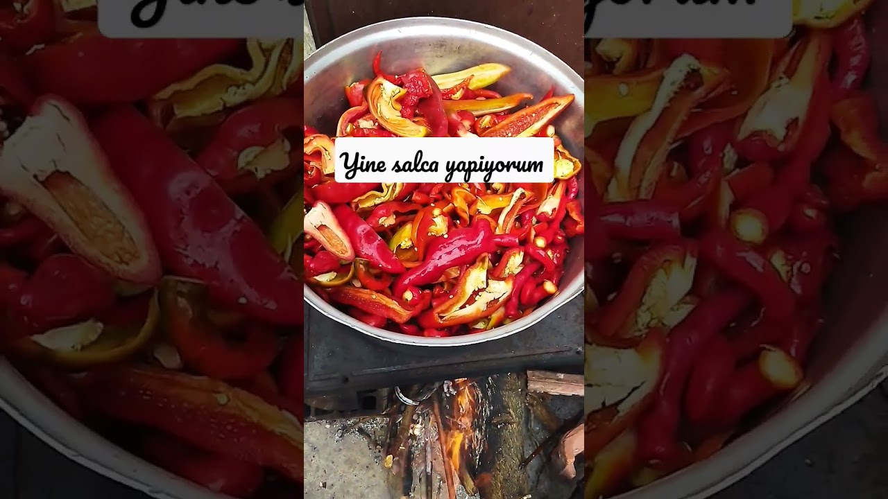 Yine Salça Yapıyorum Durmak Yok Kış hazırlıklarına devam #shorts