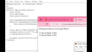 Defining method in JavaScript Object