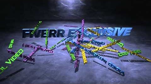 Falling Words Video Title - Created using Flixpress.com