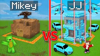 Mikey POOR vs JJ RICH Security Base Survival Battle in Minecraft (Maizen)