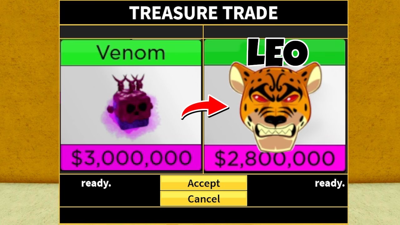 trading venom fruit : r/bloxfruits