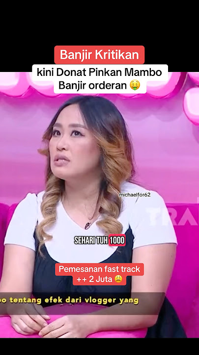 Usai banyak dikritik kini Donat Pinkan banjir orderan #pinkanmambo #donat #foodreview #transtv