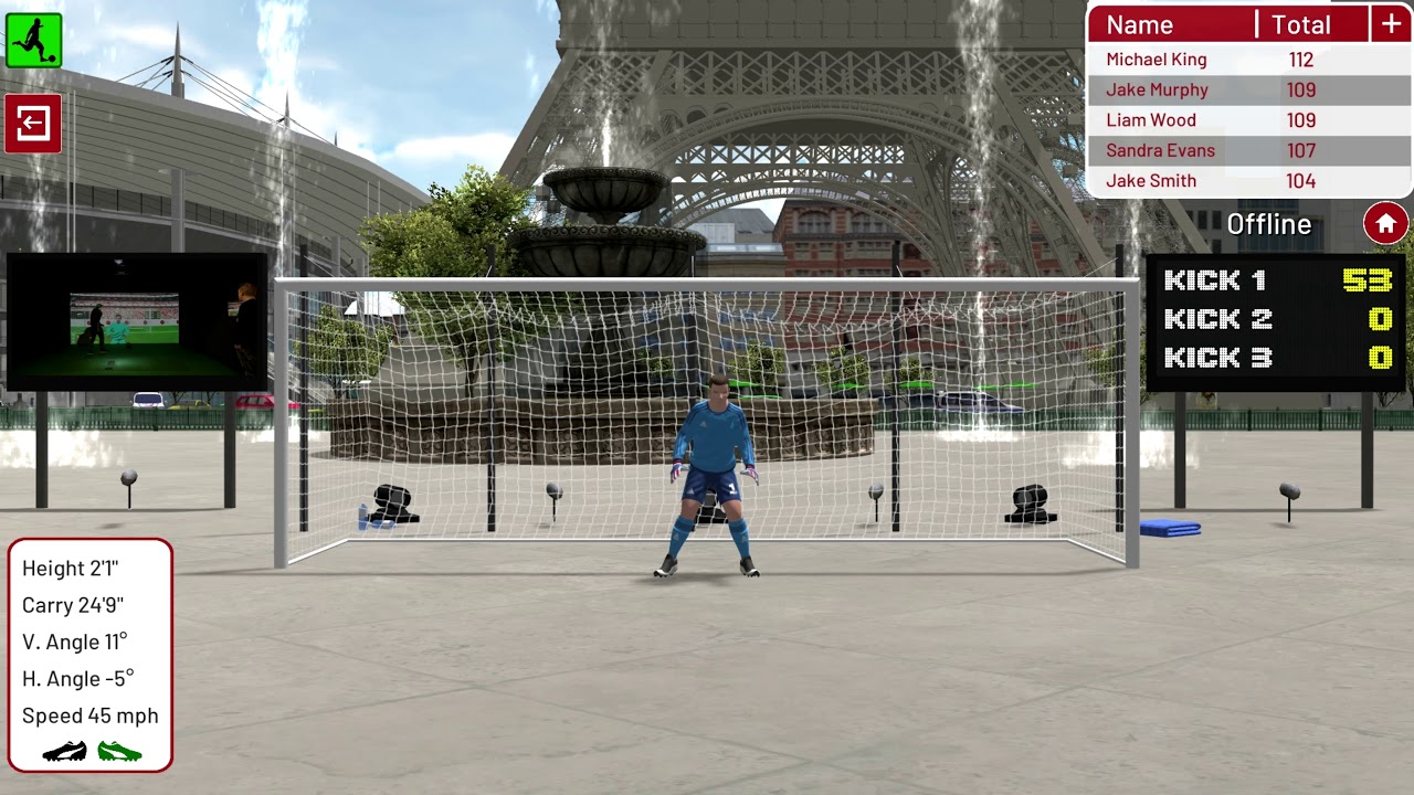 Football Environment Paris Goal Striker