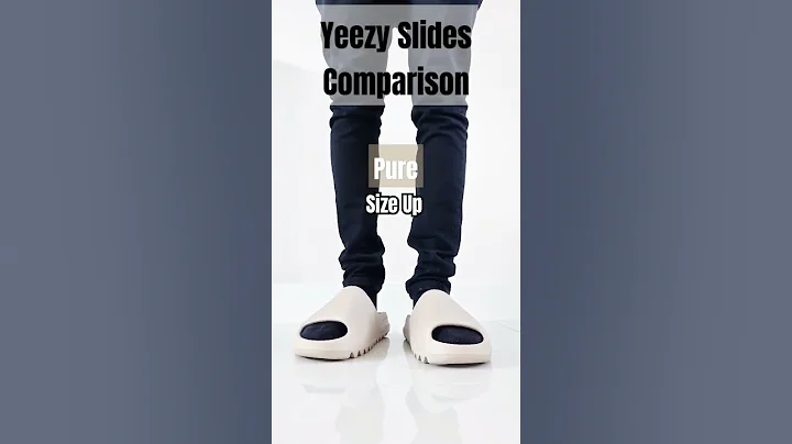 Yeezy Slide Comparison Onyx v Pure 🔥🔥 #shorts #yeezy #yeezyslides #sneaker #adidas #viral #trending