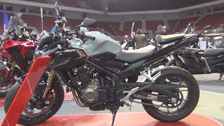 Honda CB500F Naked Motorcycle (2023) Exterior and Interior