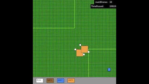 Drone Simulation Algorithm 1 Test