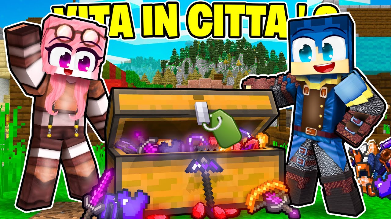 VENDIAMO TUTTE LE NOSTRE PIETRE PREZIOSE! - VITA IN CITTÀ 2 MINECRAFT S2 Ep.51