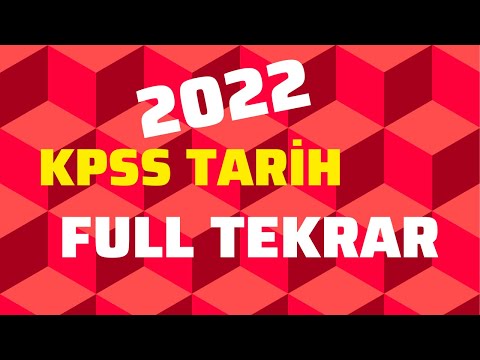 2022 KPSS LİSANS TARİH FULL TEKRAR  I750 SORUDAI #kpsstarihgeneltekrar  #kpss #tarih