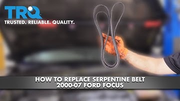 How to Replace Serpentine Belt 2000-07 Ford Focus