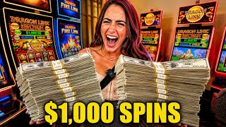 The LARGEST GAMBLE of Our Entire Lives!!! ($1,000 Spins) screenshot 2