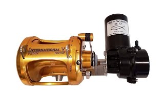 FISH WINCH® - Electric Reel Motors (fits 280+ Penn, Shimano, Daiwa, Avet, Okiaya, Gomexus & others).