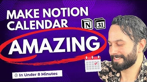 Bring Your Notion Calendar INTO Notion (NEW HACK)