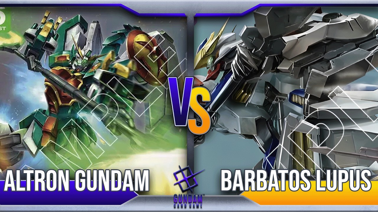 GUNDAM BARBATOS LUPUS VS ALTRON GUNDAM | GUNDAM TCG GD03