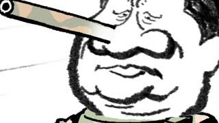 動く世相漫画「 香港で学生らが幹線道占拠 選挙制度改革に反発 」