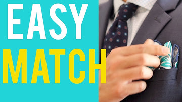 How to Match Tie Colors/Patterns to Shirts & Suits - SIMPLIFIED