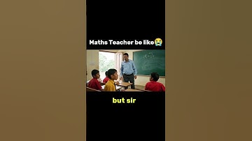 Maths teacher things #mathematics #viral #ai