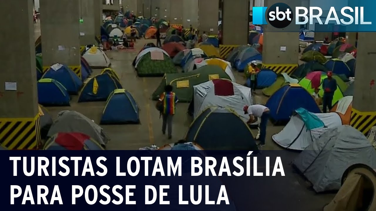 Turistas lotam Brasília para posse de Lula | SBT Brasil (31/12/22)