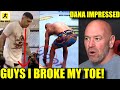 Alex Pereira reveals FOOTAGE of breaking toe just days before UFC 300,Cody had vertigo, Ilia vs MAX?