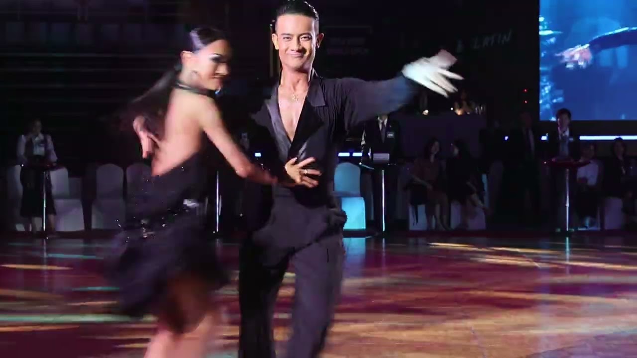 Bangbang Yan & Yujun Du China Chachacha solo 월드오픈 라틴 Final 2024 WDSF World Open Standard & Latin